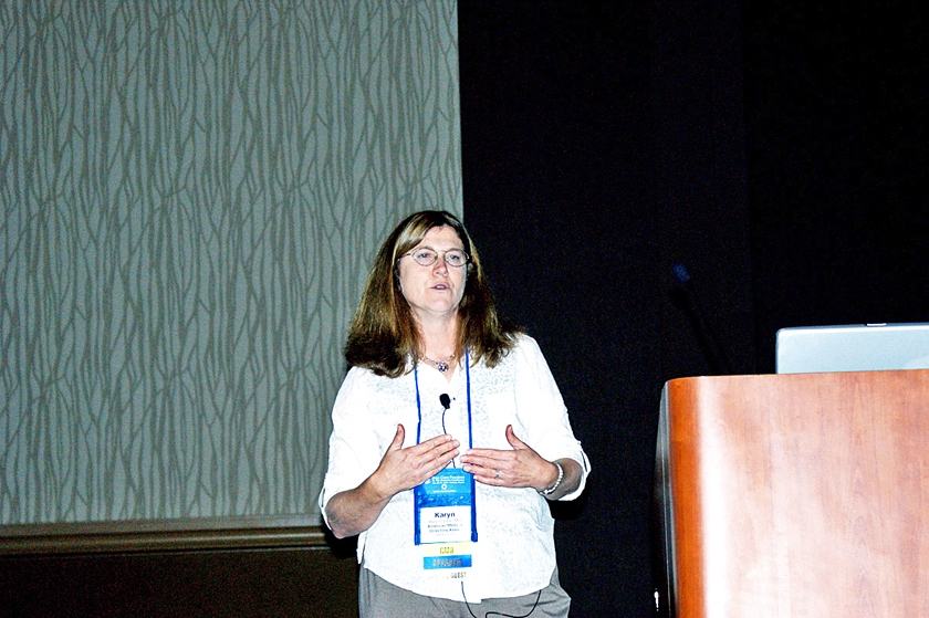 DSC03870.JPG - AMDA President Elect Dr. Karyn Leible offers her expertise during the MDS 3.0 lecture