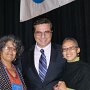 From left: Dr. Naushira Pandya, Dr. John Symeonides, and 1st place Poster Study winner Dr. Simone Minto-Pennant during annual awards luncheon