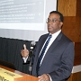 Dr. Albert Riddle addresses attendees during the AMDA Pain Management session